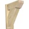Ekena Millwork Traditional Slat Rough Sawn Outlooker, Douglas Fir, 8"W x 20"D x 24"H OUT08X20X24TRA06RDF - alternate 1